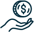 money in hand icon